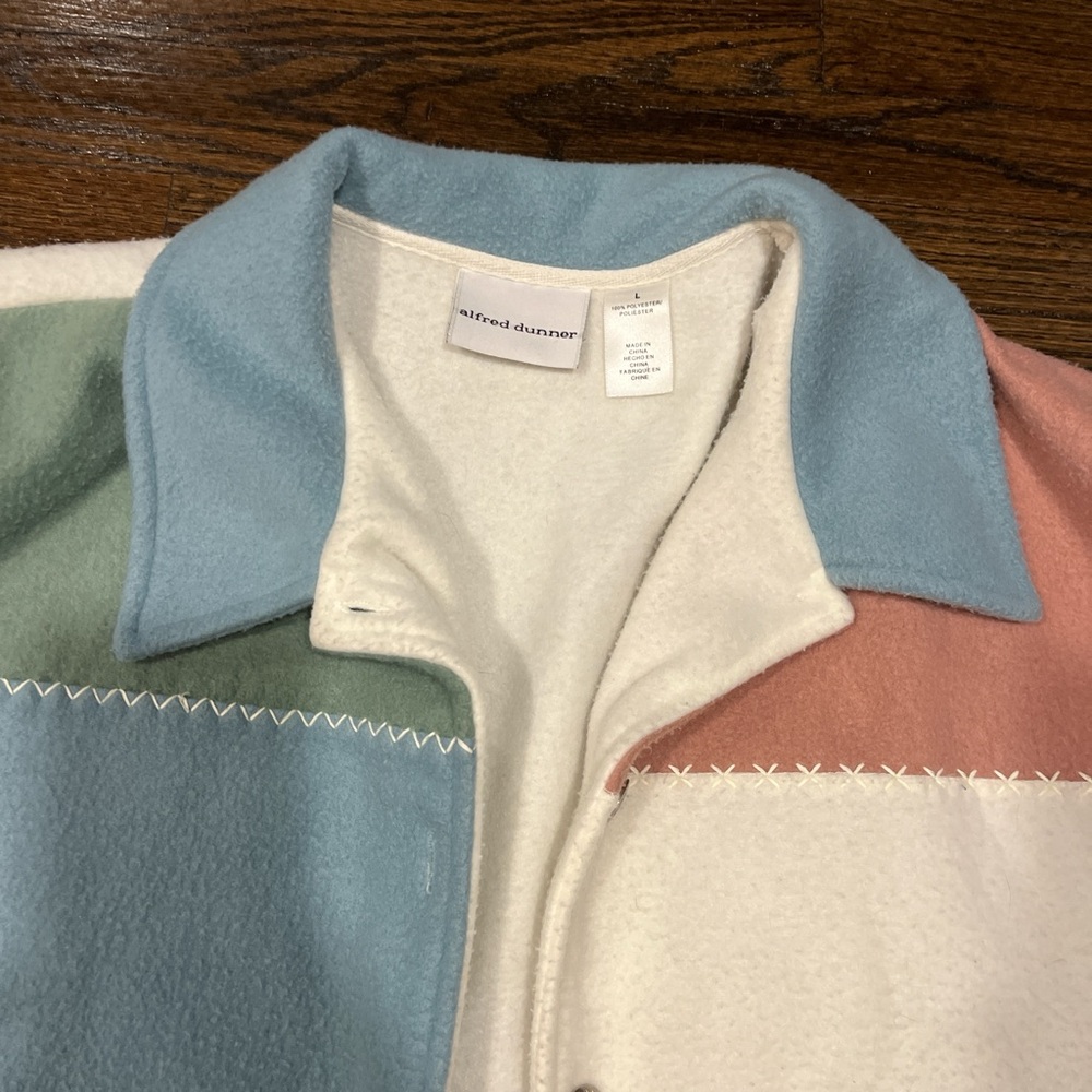 Colorblock Jacket with Button Closure - Picture 2 of 4